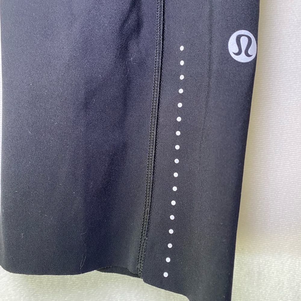 Lululemon Fast & Free Crop II *Nulux 19" BLACK Size 6 - Picture 6 of 14